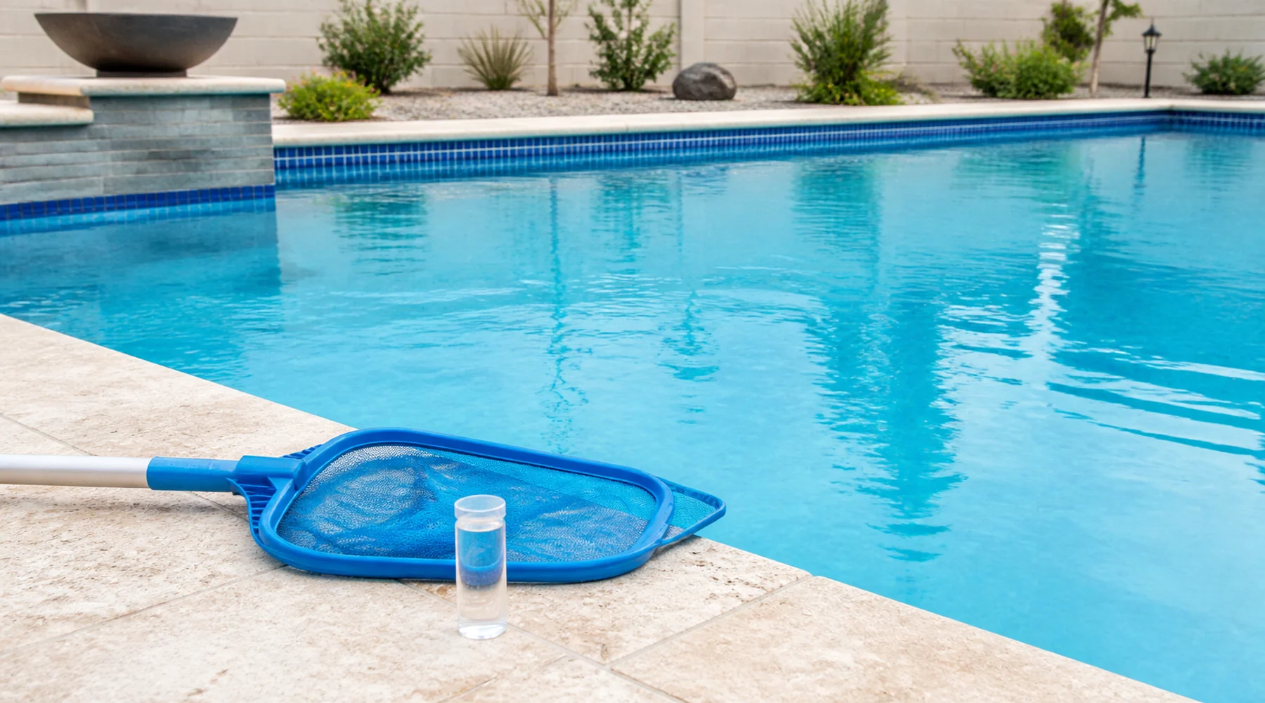 Four-image overview of residential and commercial pool pumps, filtration, electrical controls, and plumbing